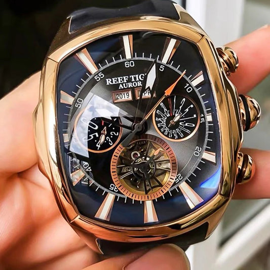 Relógios Reef Tiger Tourbillon Designer RT