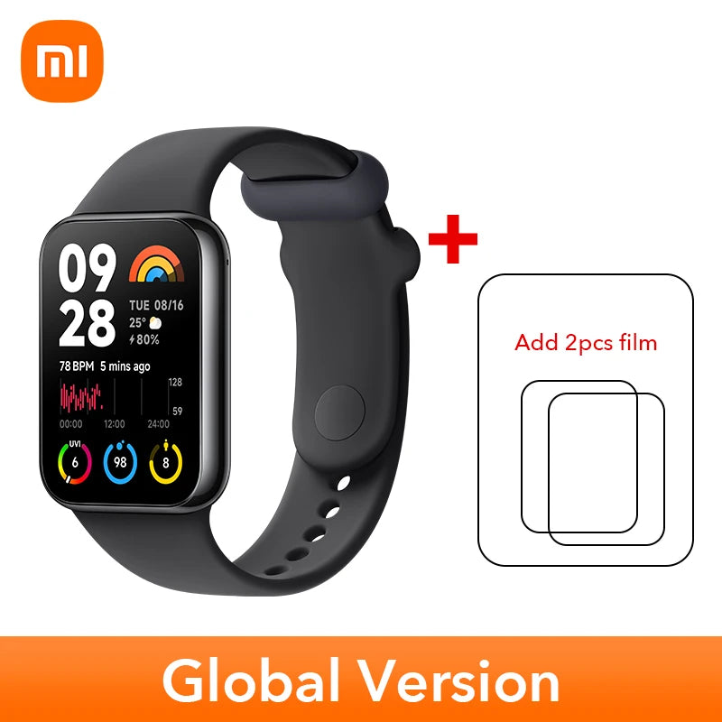 Xiaomi-Smart Band 8 Pro com Display AMOLED