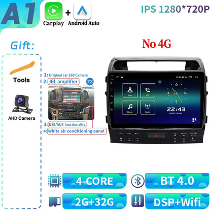 Rádio para Toyota land cruiser 11 200 2007-2015