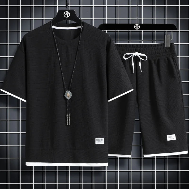 Conjunto Masculino de 2 Peças para Treino, Ginásio e Lazer