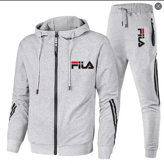 Fato esportivo com fecho e sweatshirt
