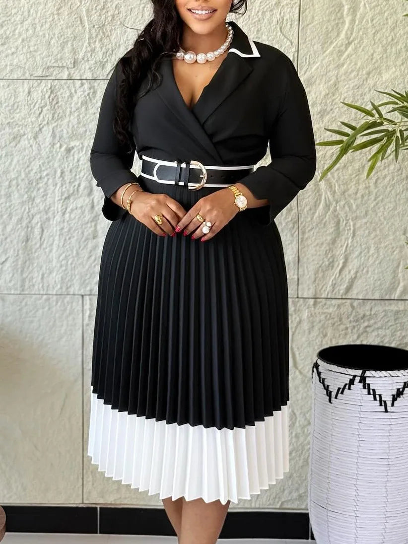 Vestido de manga comprida
