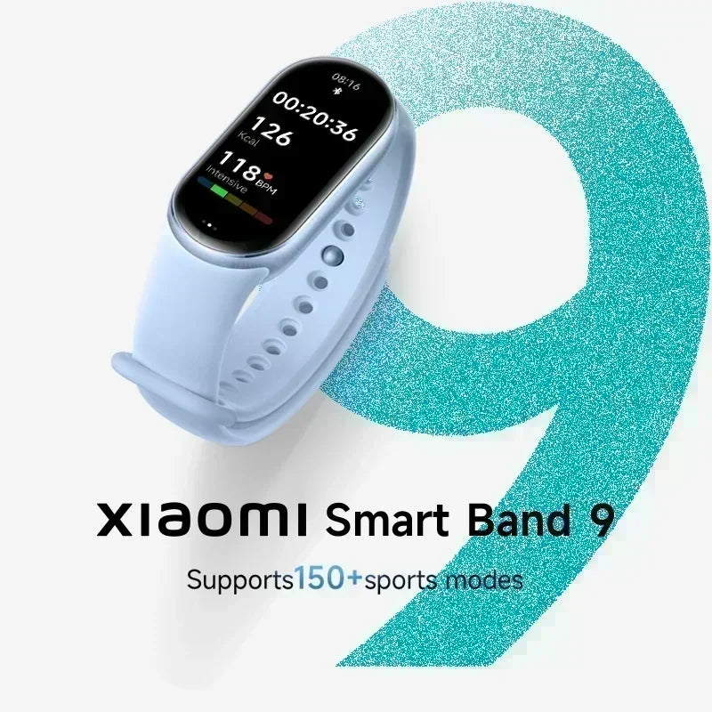 Smart Band 9 Xiaomi Tela AMOLED de 1,62"