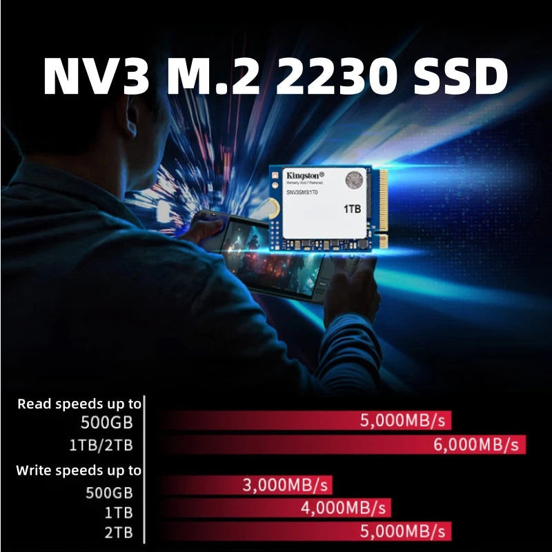 SSD Kingston NV3 M.2 2230 PCIe 4.0 NVMe
