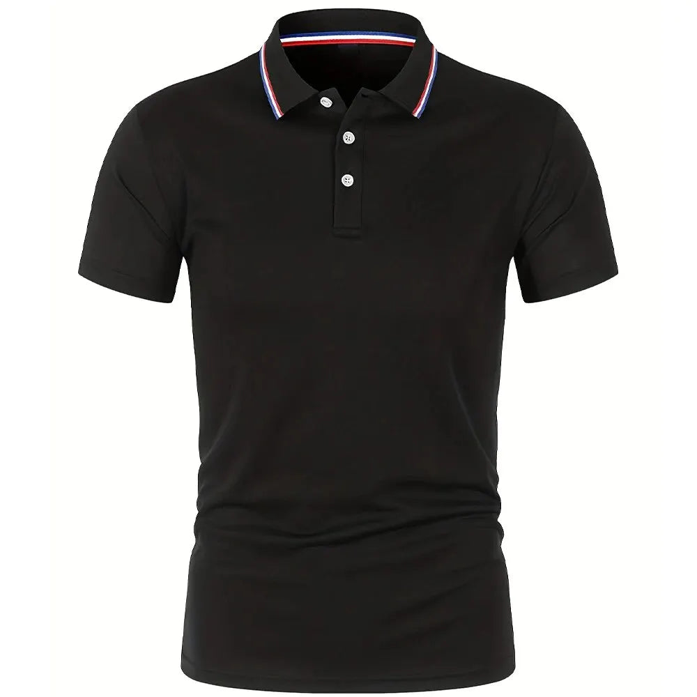 Camisa polo cor sólida