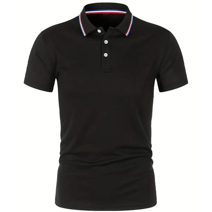Camisa polo cor sólida