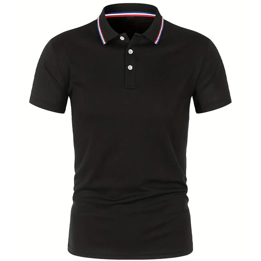 Camisa polo cor sólida