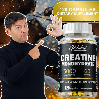 Creatina Monohidratada em Cápsulas — Suplemento
