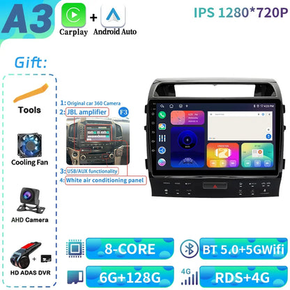Rádio para Toyota land cruiser 11 200 2007-2015