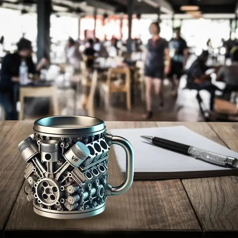 Caneca ResinCup V6/V8 em Aço Inoxidável