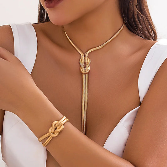 Conjunto longo cobra torcida