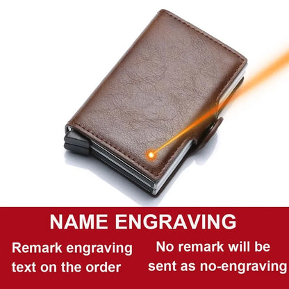 Porta-cartões em Fibra de Carbono Personalizável