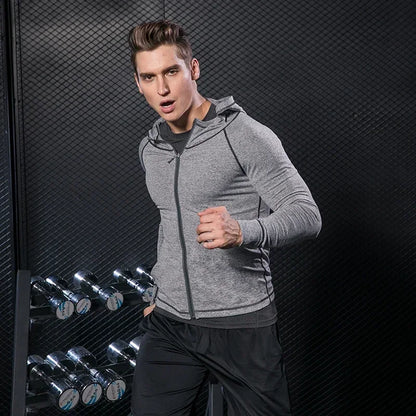 Conjunto Masculino de Compressão — Treino, Corrida e Fitness