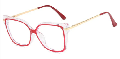 Óculos de leitura femininos com proteção contra a luz azul