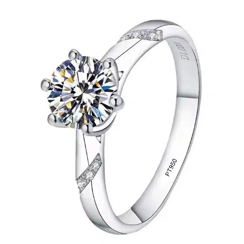 Anel de Moissanite para Mulheres