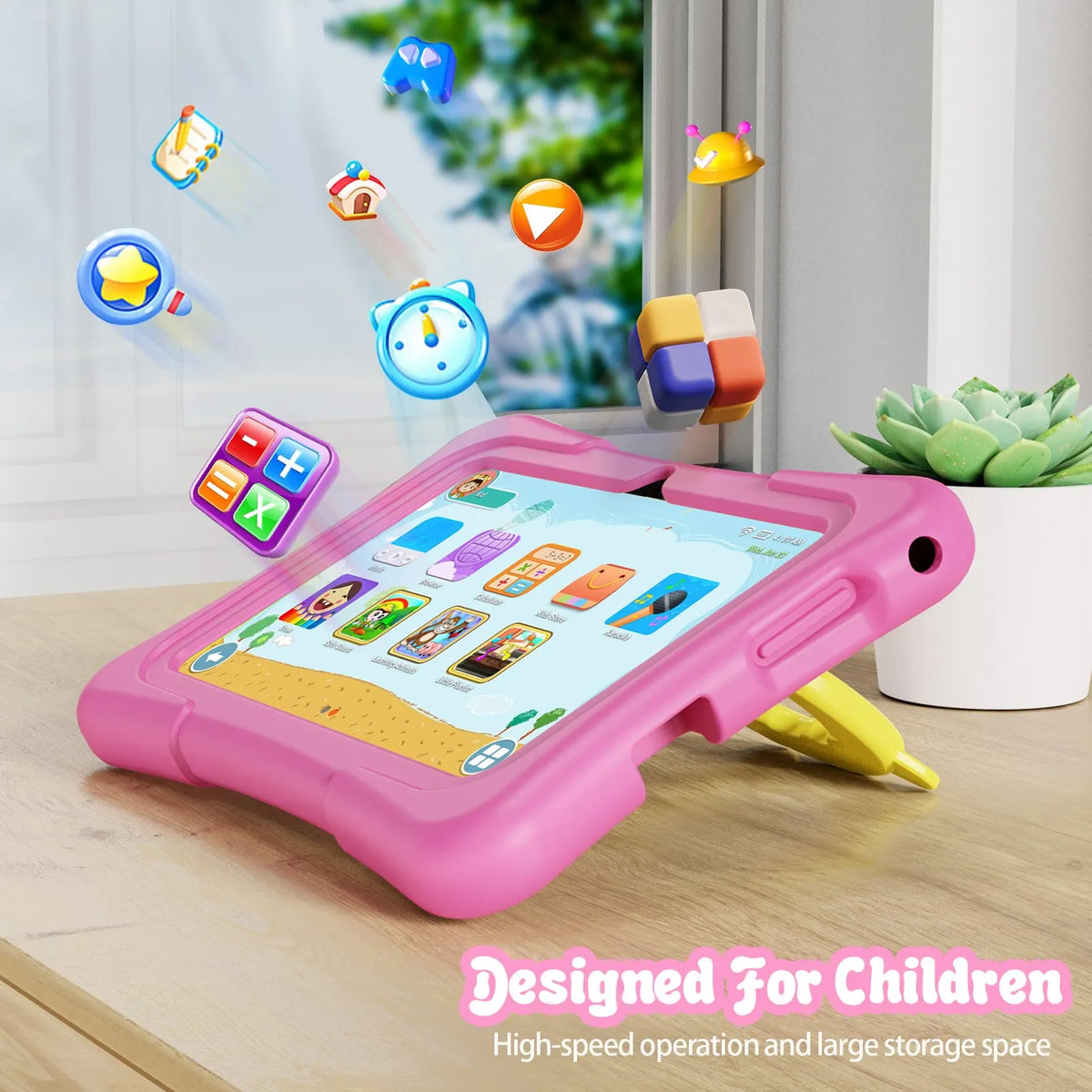 Tablet Infantil PRITOM K7 Pro 7” com 32 GB e Câmara Dupla