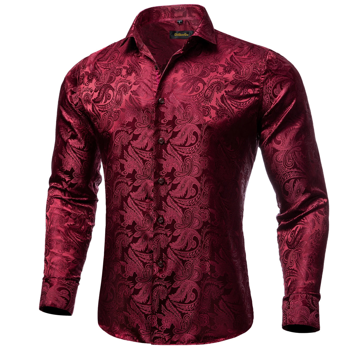 Camisa Masculina Paisley Roxa