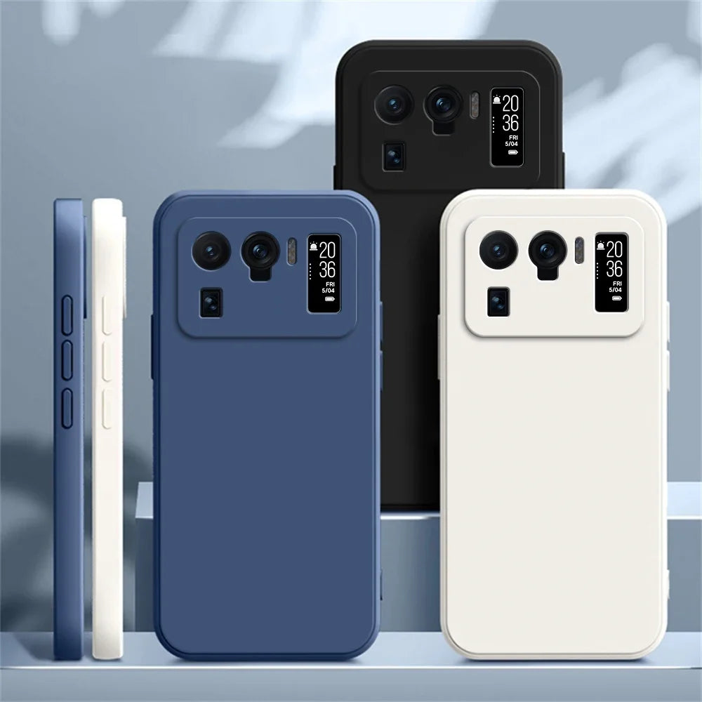 Capa de Silicone para Xiaomi Mi 11 e Modelos Compatíveis