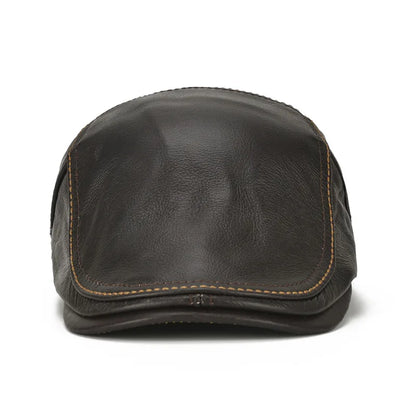 Chapéu de couro estilo jornaleiro