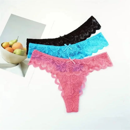 Lingerie de renda transparente