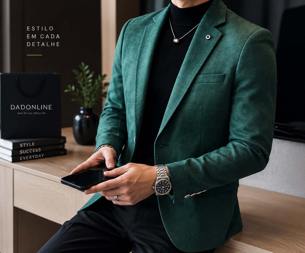 Moda masculina — Blazer Elegance DadOnline